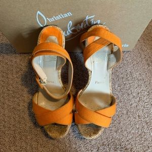 Louboutin Cork Heels